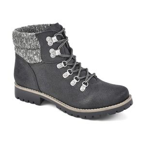 Cliffs by White Mountain womens Pathfield Hiking Boot shoes Black Size 6 M